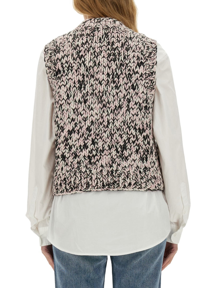 GANNI Wool Vest for Women - Size S
