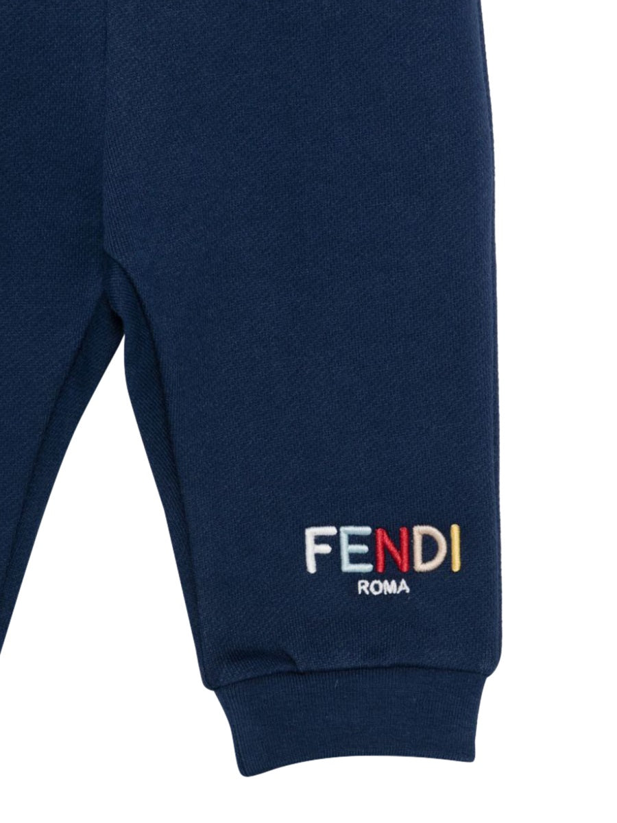 FENDI Unisex Mini Cotton Sweatpants
