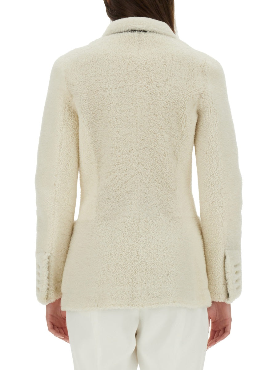 ALEXANDER McQUEEN Double Breasted Long Sleeve Jacket for Women