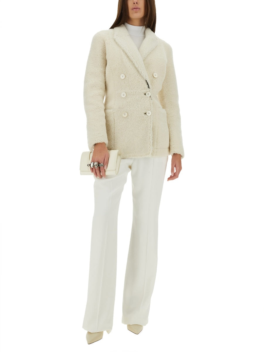 ALEXANDER McQUEEN Double Breasted Long Sleeve Jacket for Women