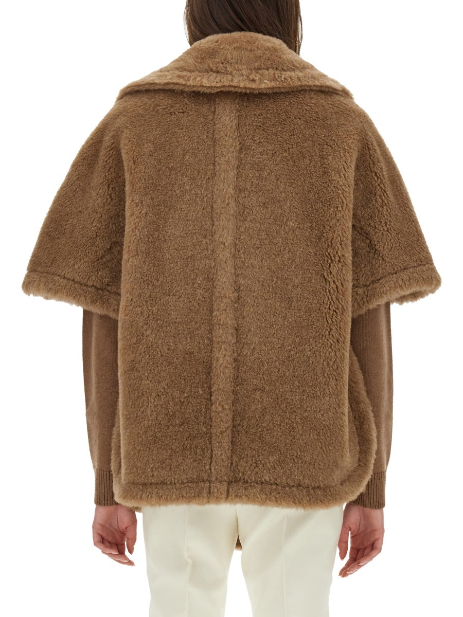 MAX MARA Regular Fit Teddy Bear Jacket - Size S