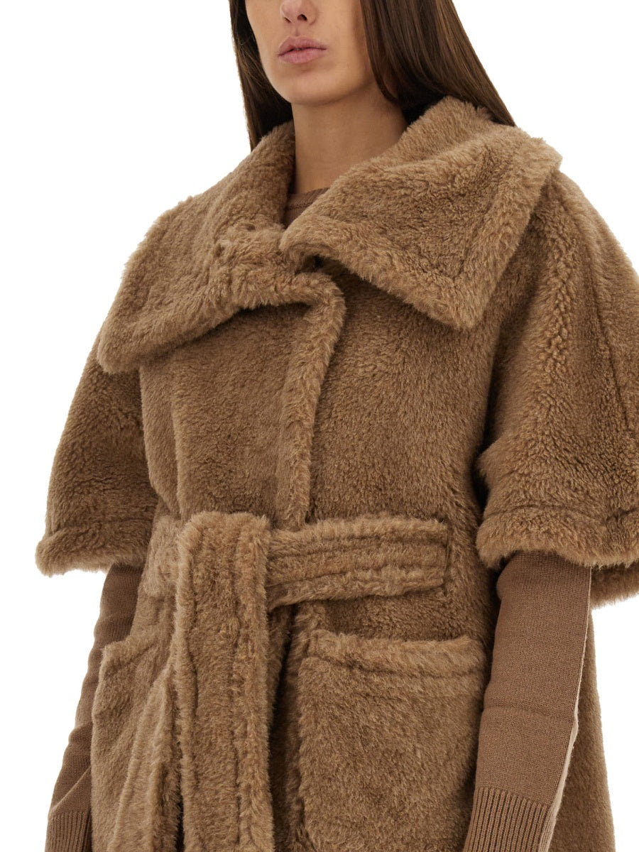 MAX MARA Regular Fit Teddy Bear Jacket - Size S