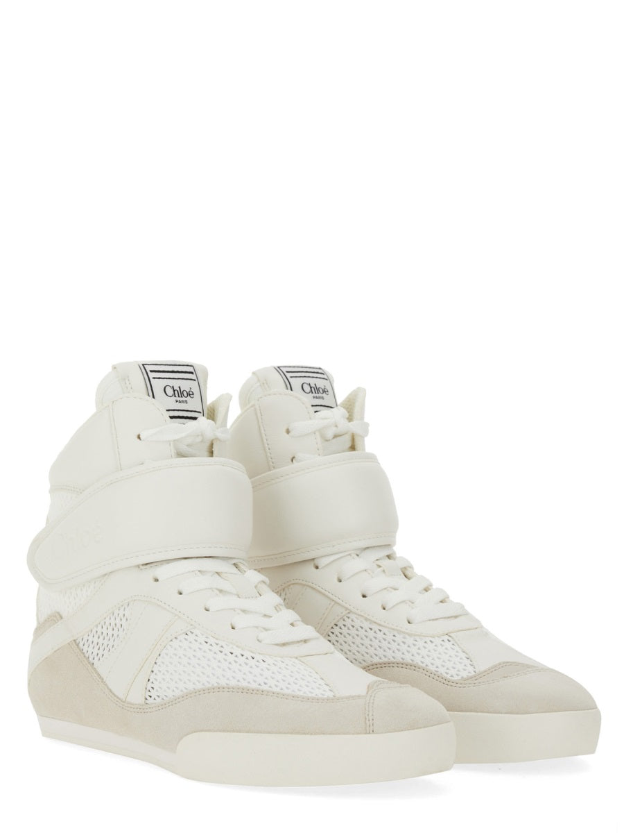 CHLOÉ Kick Ankle Sneakers for Women - SS25 Collection