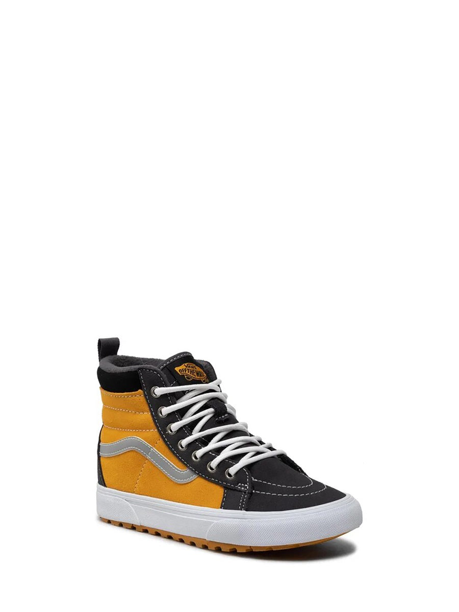 VANS Mini High-Top Leather Sneakers
