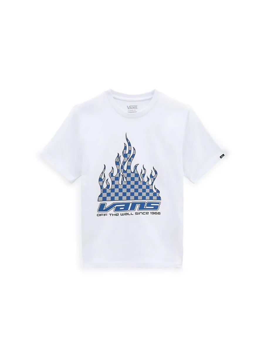 VANS Reflective Checkerboard Flame Mini T-Shirt for Kids