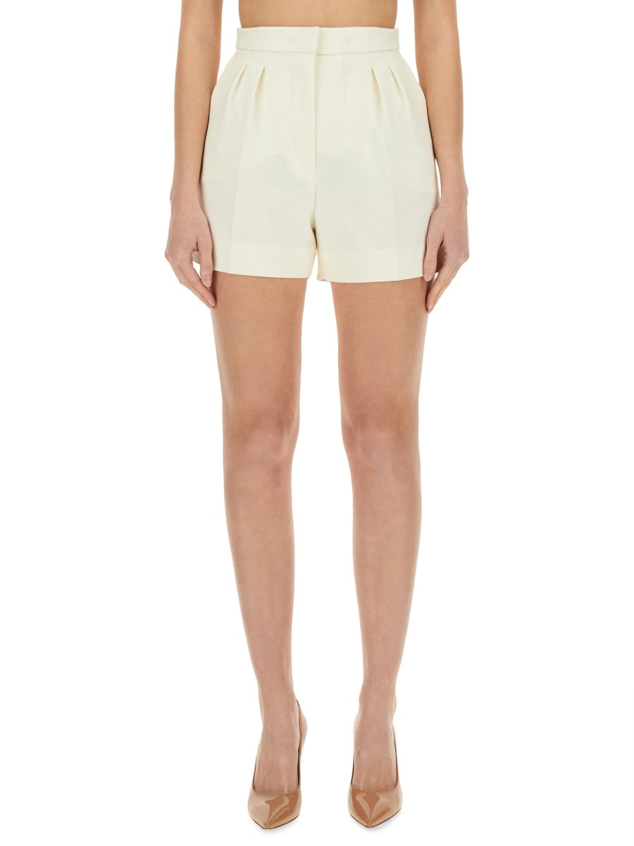 MAX MARA Elegant Wool Blend Shorts - Size 38
