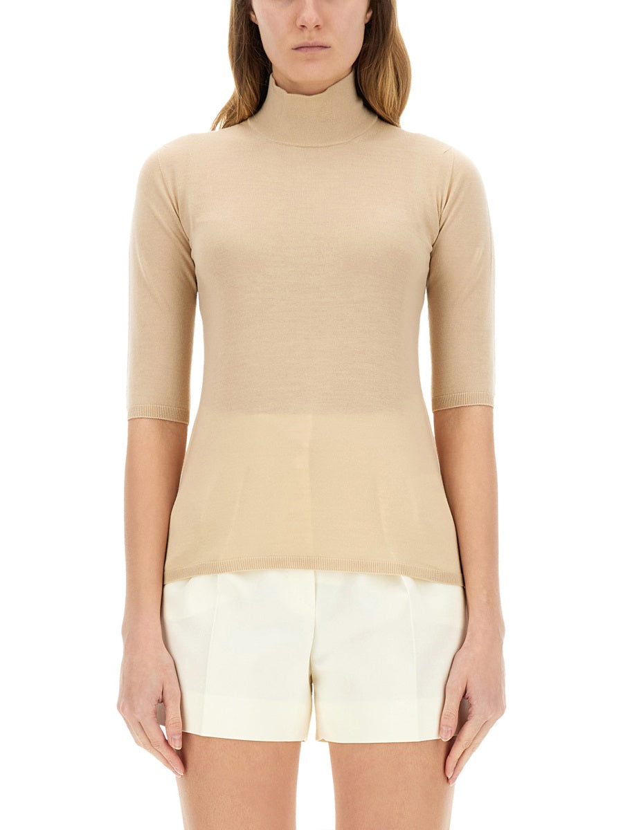MAX MARA Virgin Wool T-Shirt - Size S