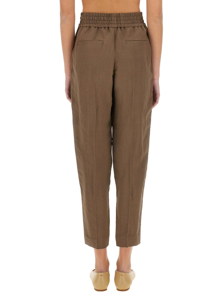 BRUNELLO CUCINELLI Baggy Pull-Up Pants in Twill - Size 40
