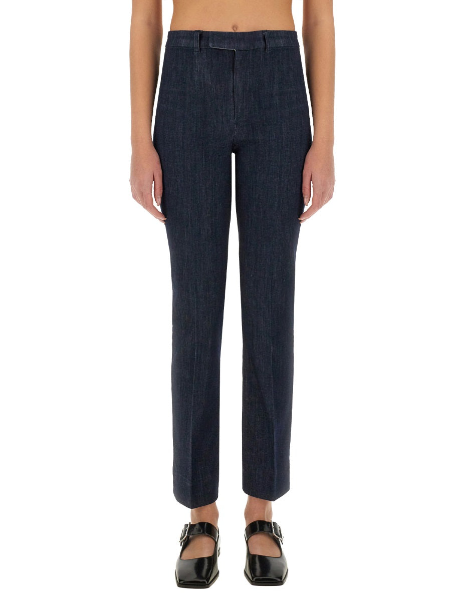 S MAX MARA Women's Denim Trousers - Size 36