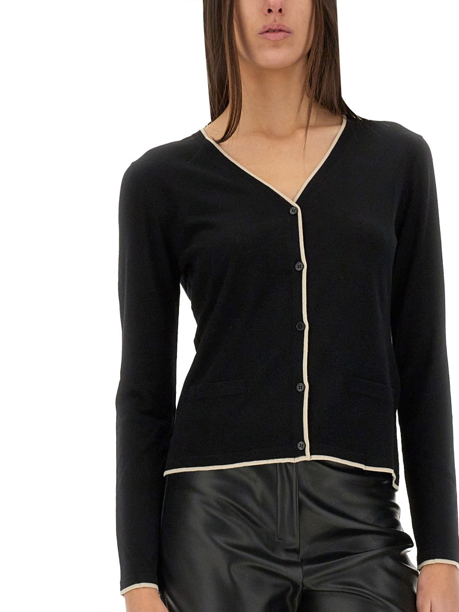 S MAX MARA Mini Cardigan in 100% Virgin Wool - Size S