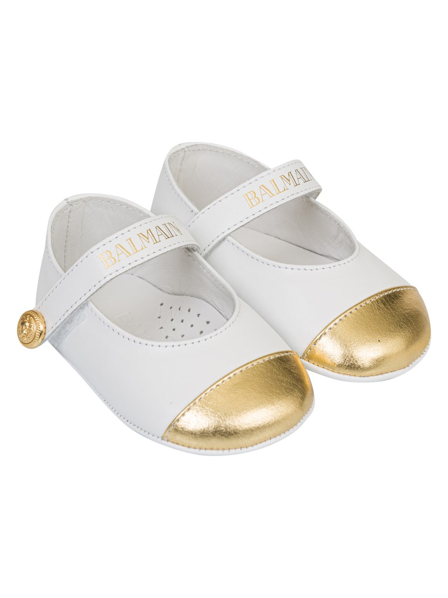 BALMAIN Girls' Mini Leather Sneakers