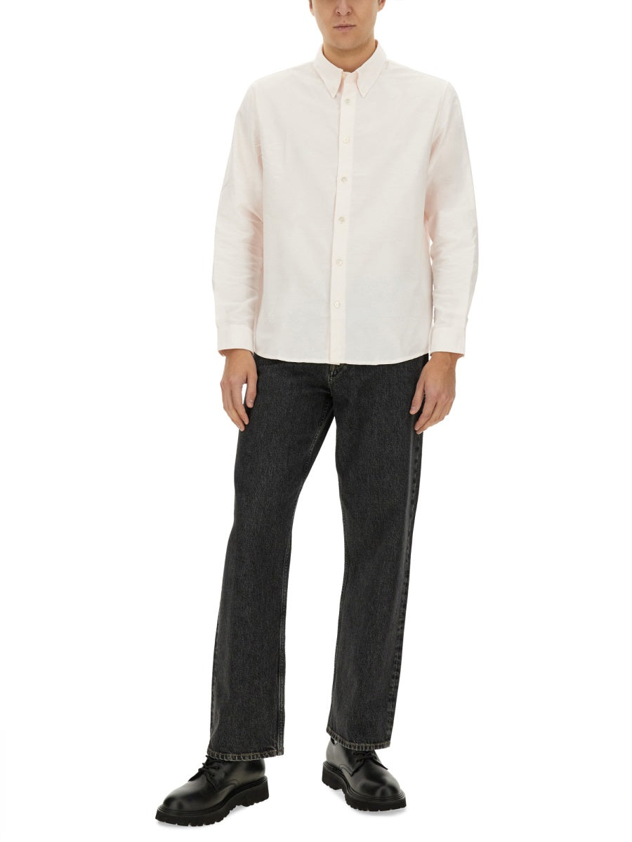 A.P.C. Men's Regular Fit Cotton Shirt - Size M