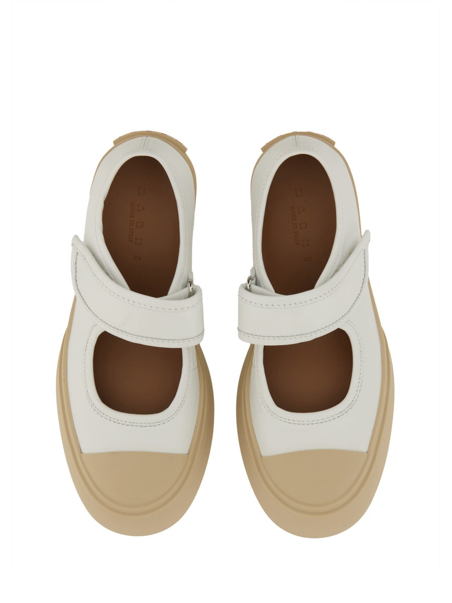 MARNI Leather Mary Jane Sneakers