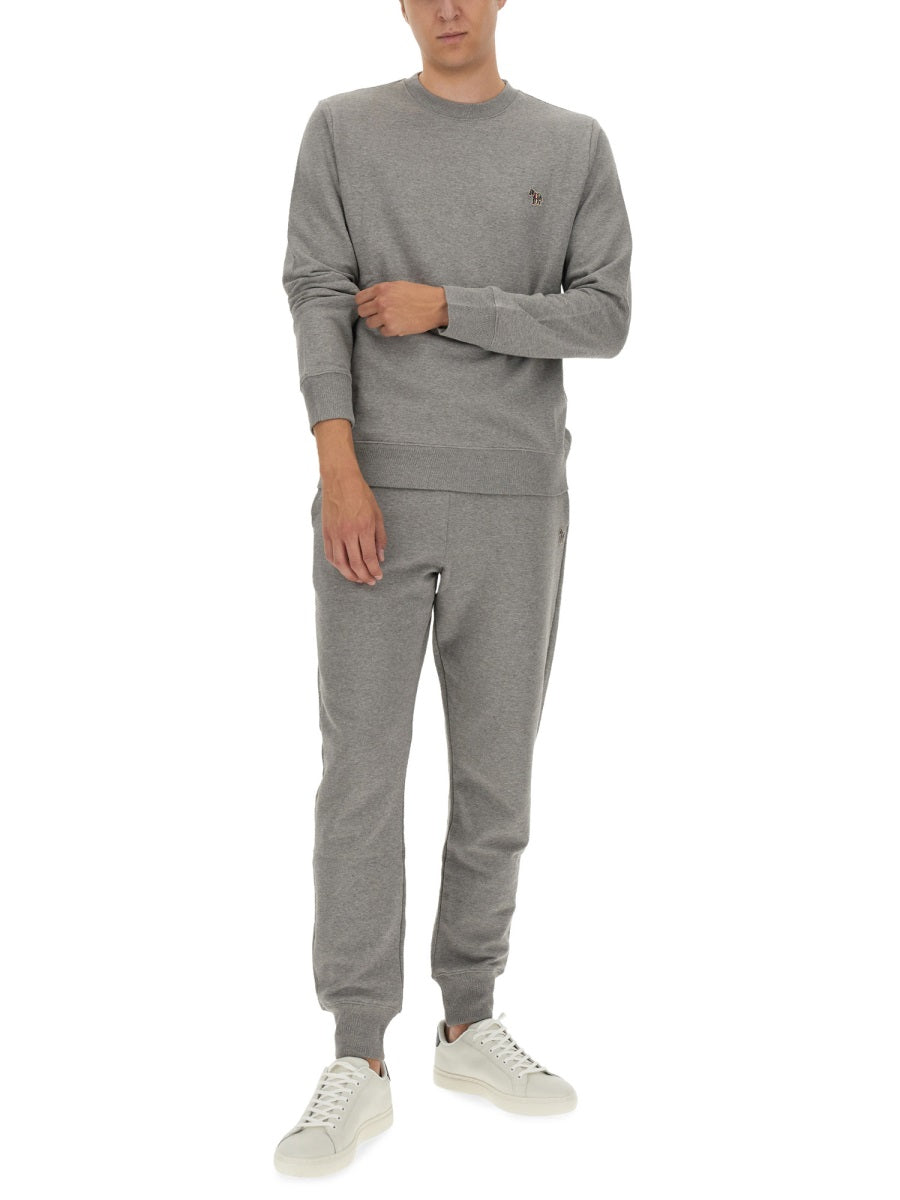 PS BY PAUL SMITH Men's Sweatshirt with Zebra Patch - Size L