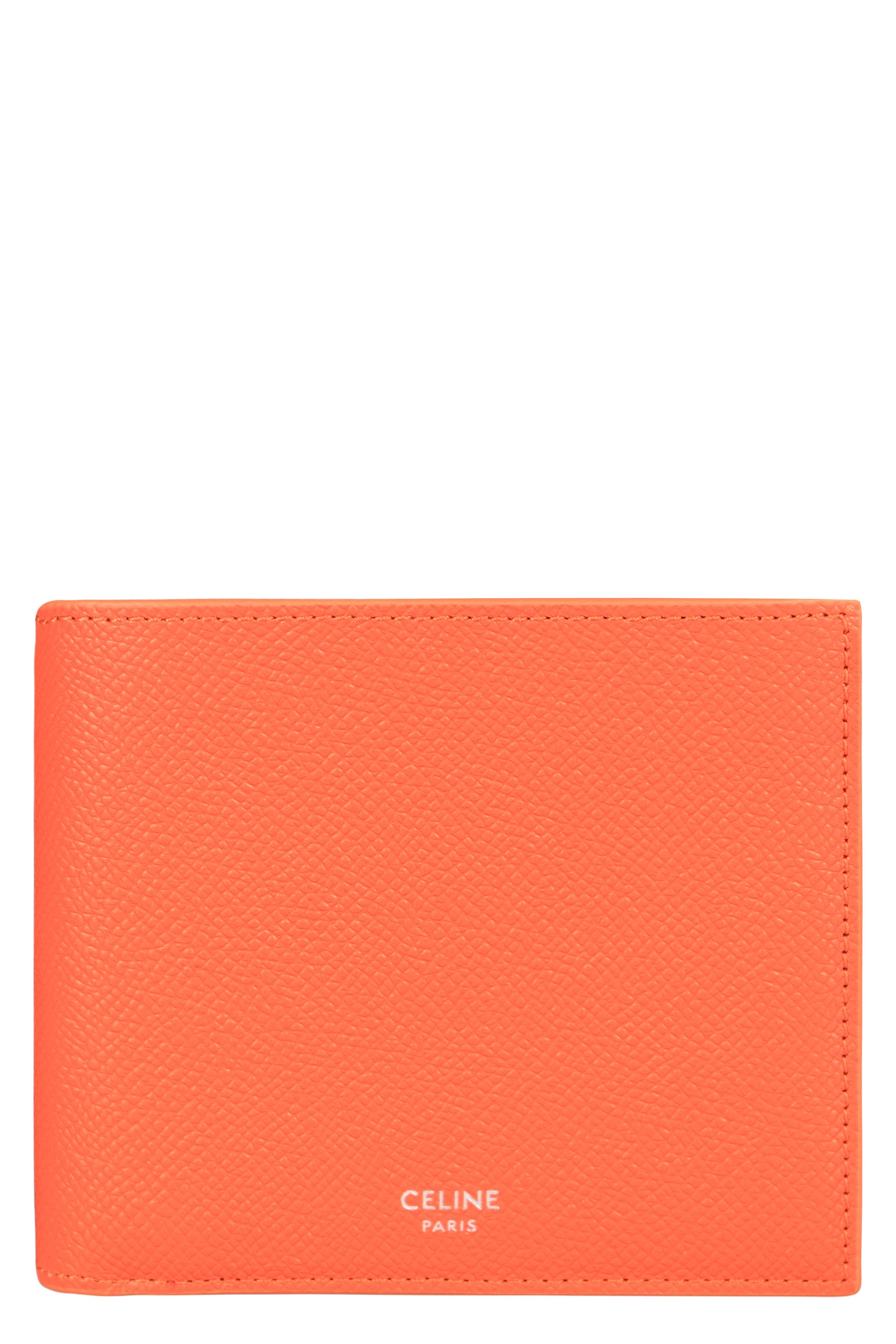 CELINE Bi-Fold Leather Wallet - 11 cm x 10 cm