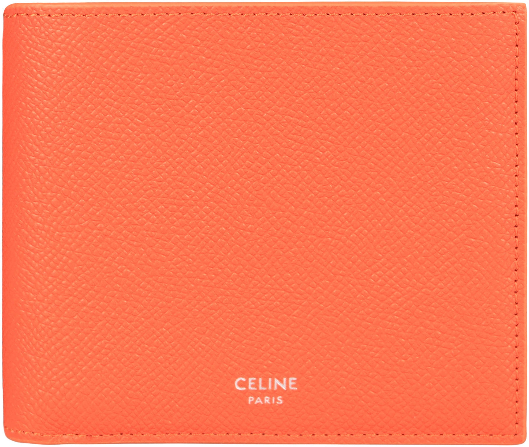 CELINE Bi-Fold Leather Wallet - 11 cm x 10 cm