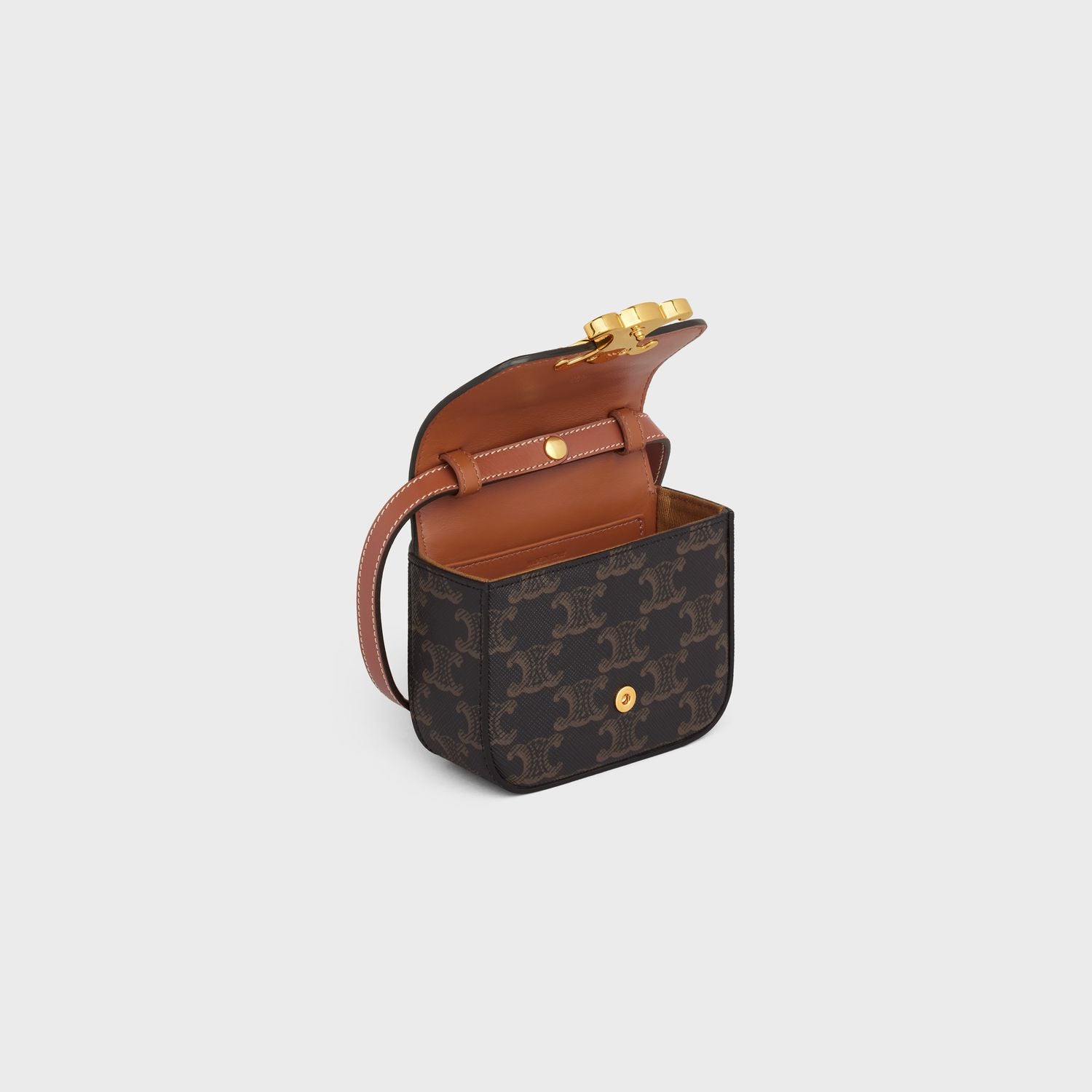 CELINE Mini Claude Leather Wallet