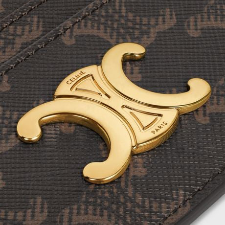 CELINE Triomphe Mini Card Holder - FW25