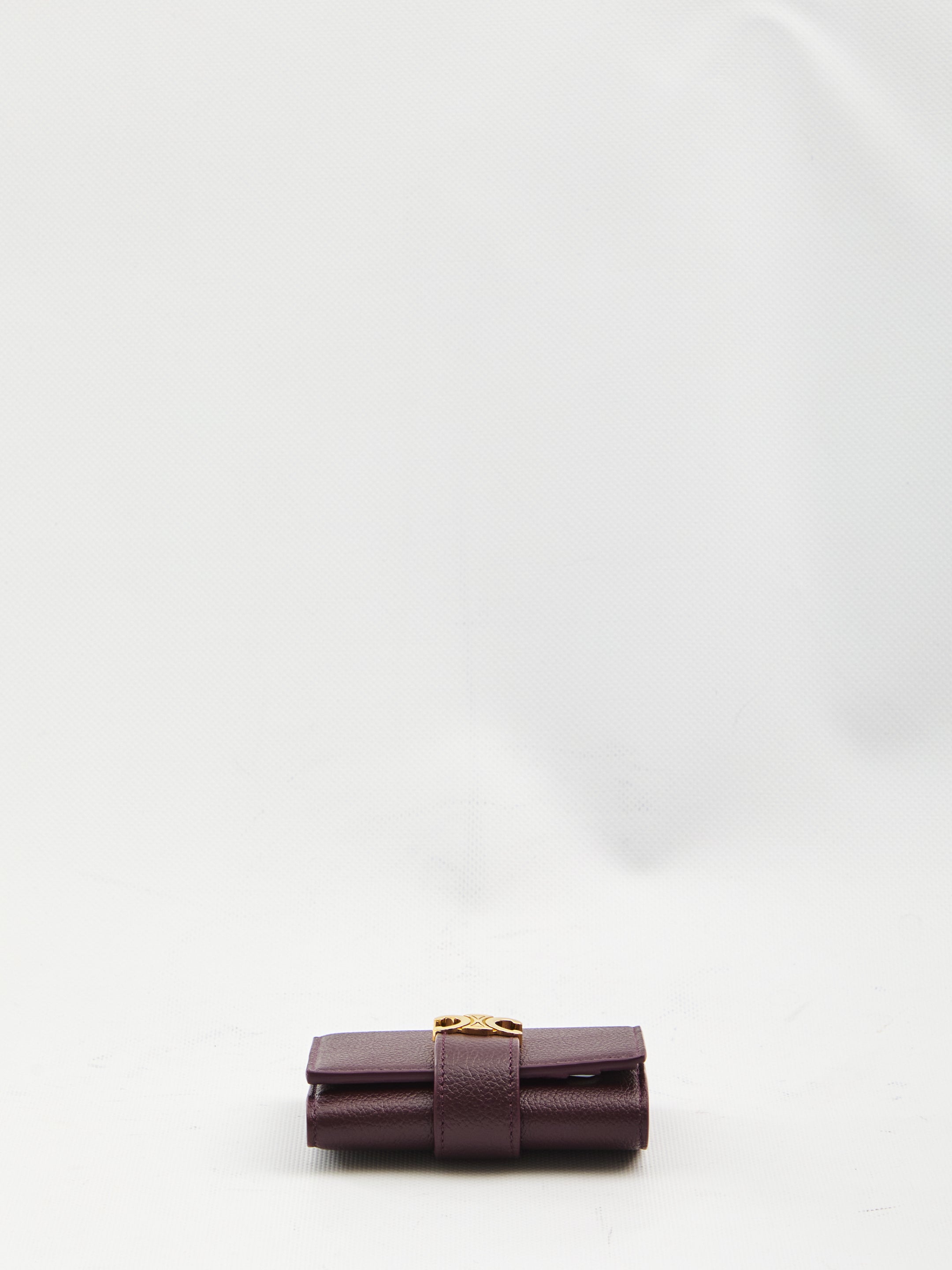 CELINE Triomphe Mini Fine Strap Wallet