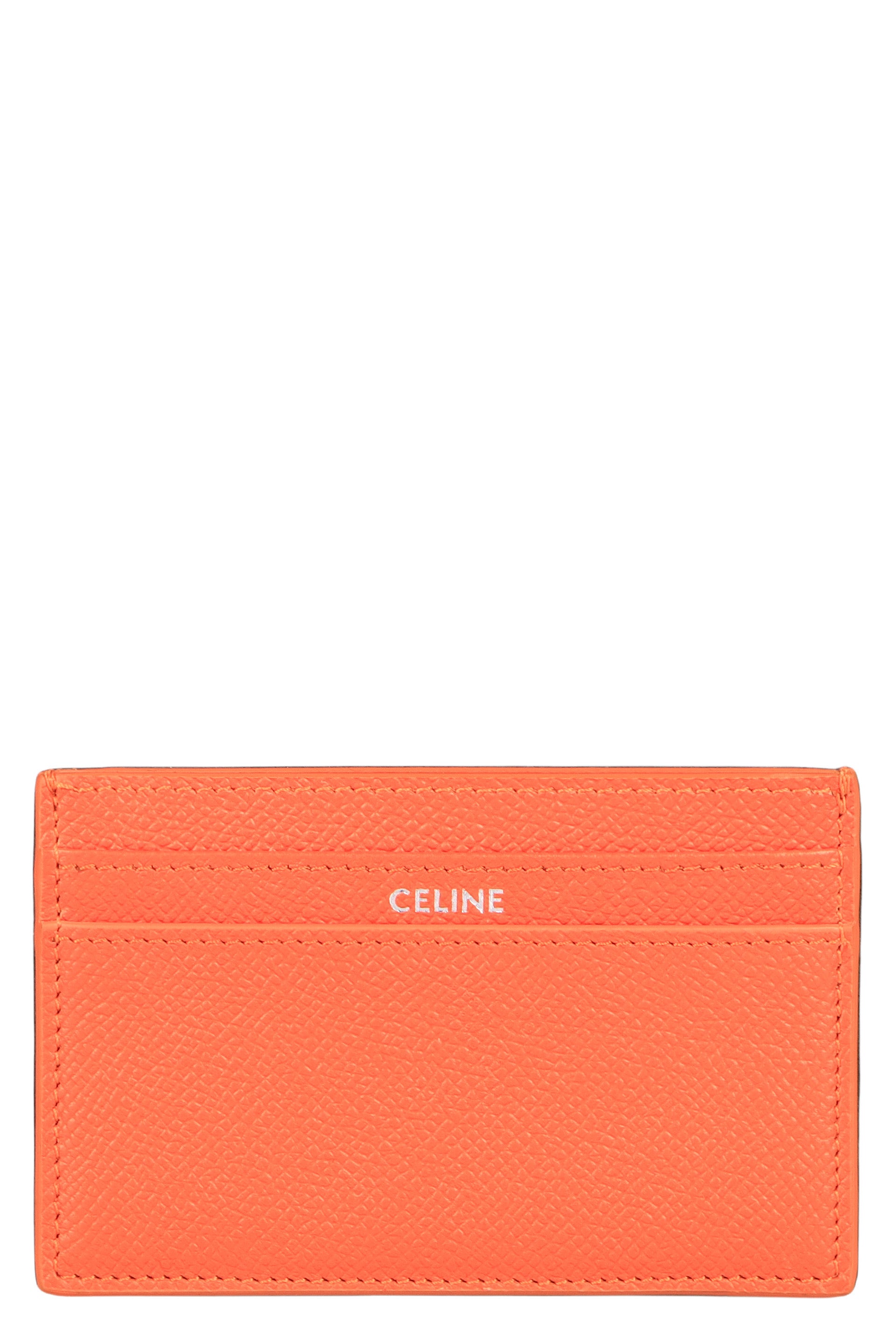 CELINE Medium Leather Card Holder