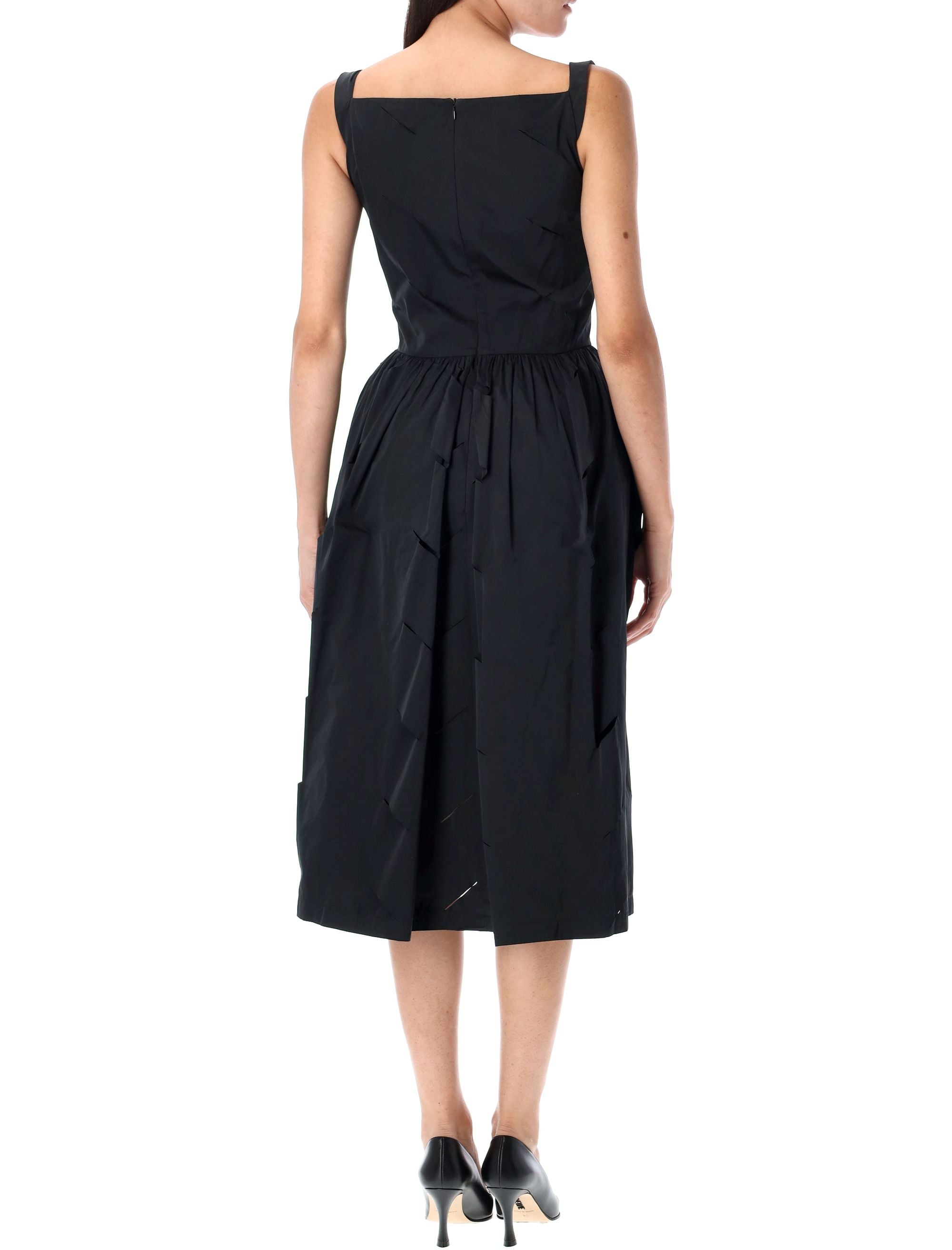 VIVIENNE WESTWOOD Elegant Midi Dress with Draped Neckline