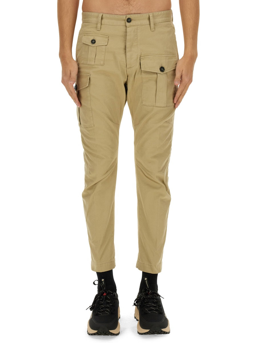 DSQUARED Men's Sexy Cargo Pants - Size 48 IT