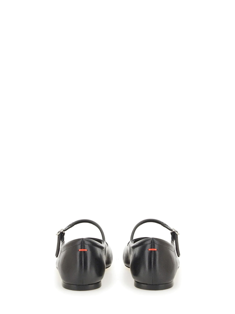 AEYDE Elegant Nappa Leather Flats for Women