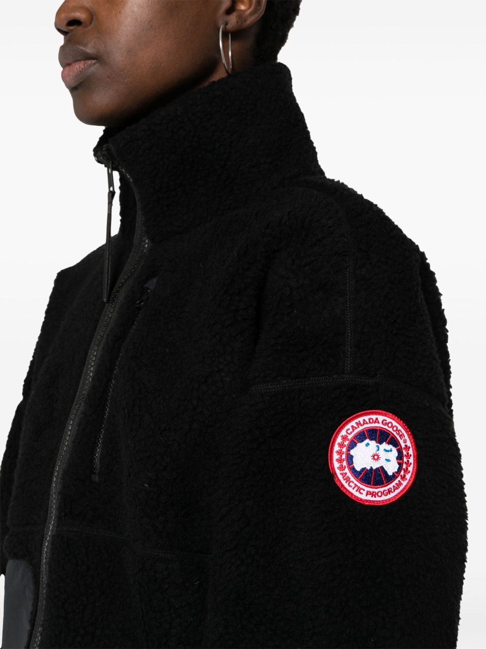 CANADA GOOSE Women’s Short Down Jacket with Funnel Neck