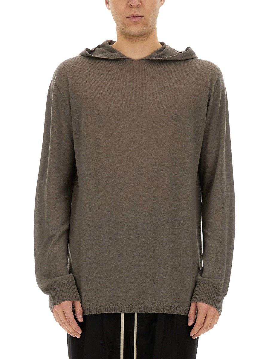 RICK OWENS Oversized Wool Sweatshirt - Size L