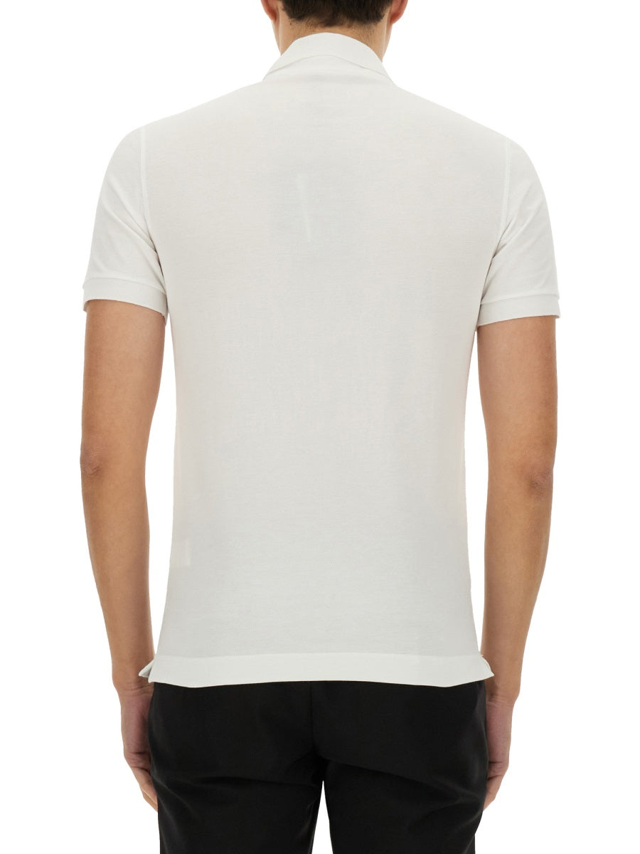 DOLCE & GABBANA Slim Fit Polo Shirt for Men - Size 50 IT