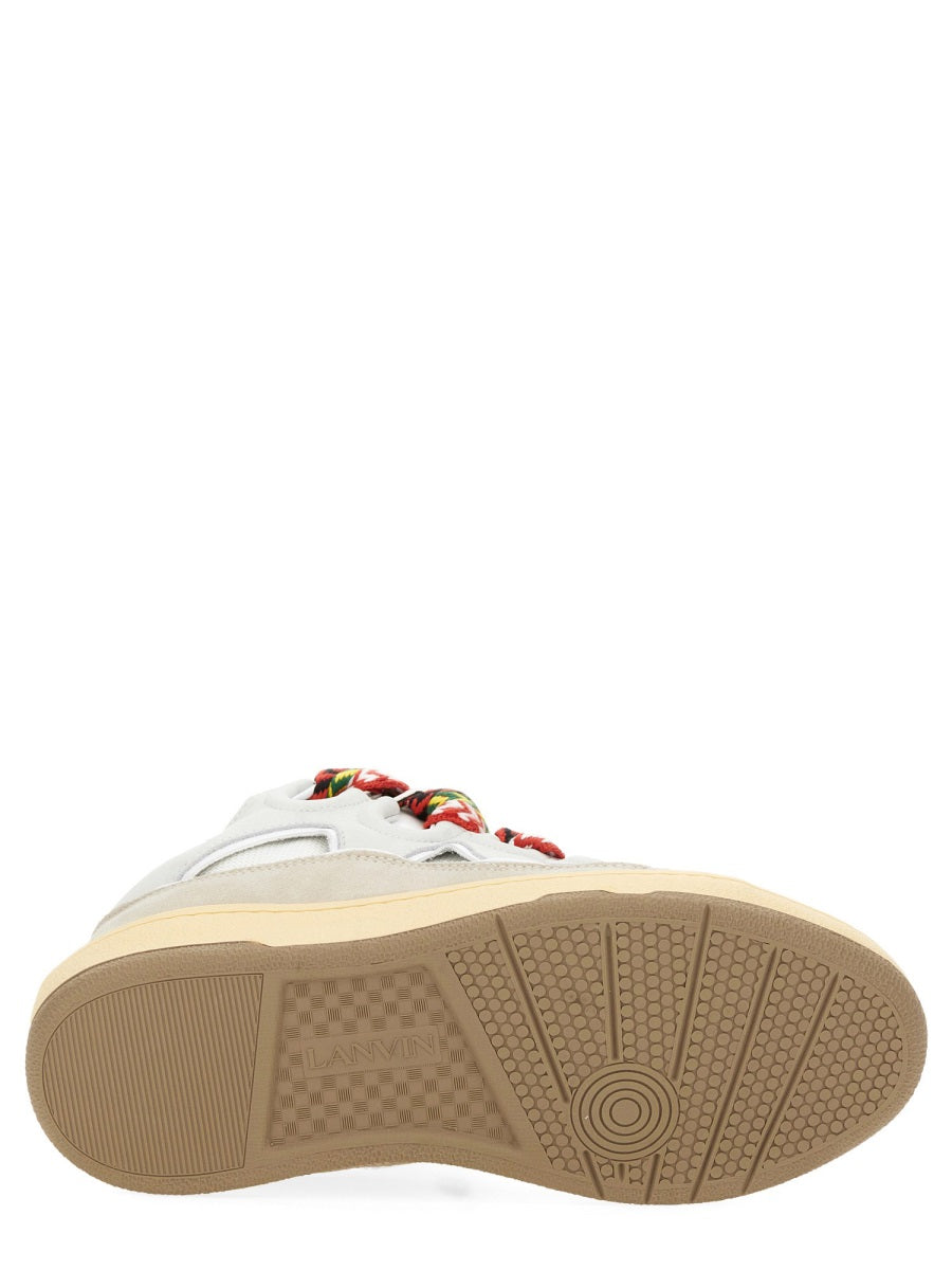 LANVIN Leather Curb Sneakers for Women - FW25 Collection