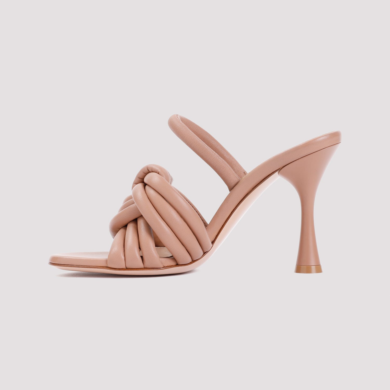 GIANVITO ROSSI Nappa Leather Sandal with 9.5cm Heel Height