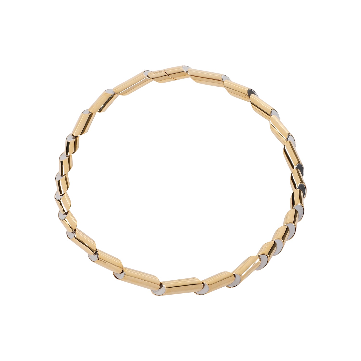 LANVIN Sequenced Metallic Necklace for Men