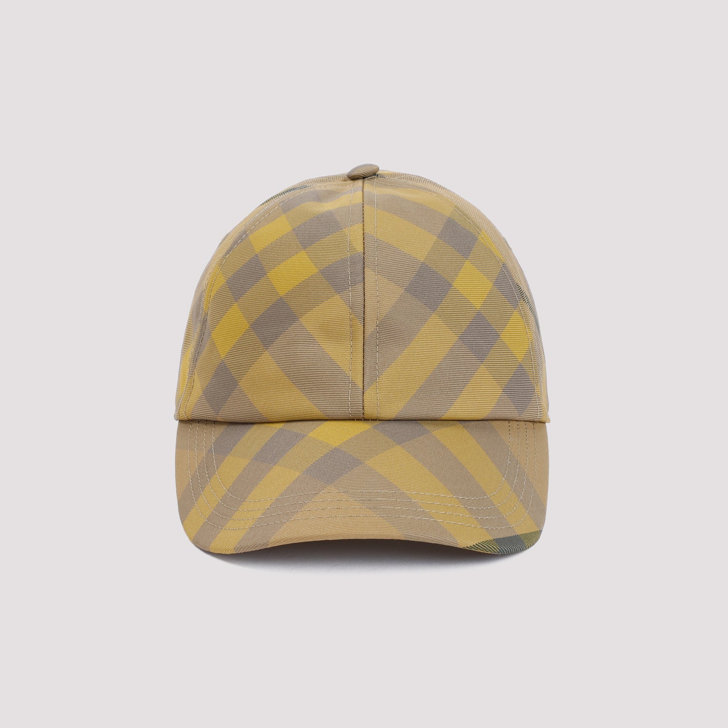 BURBERRY Check-Pattern Baseball Cap for Men - SS24