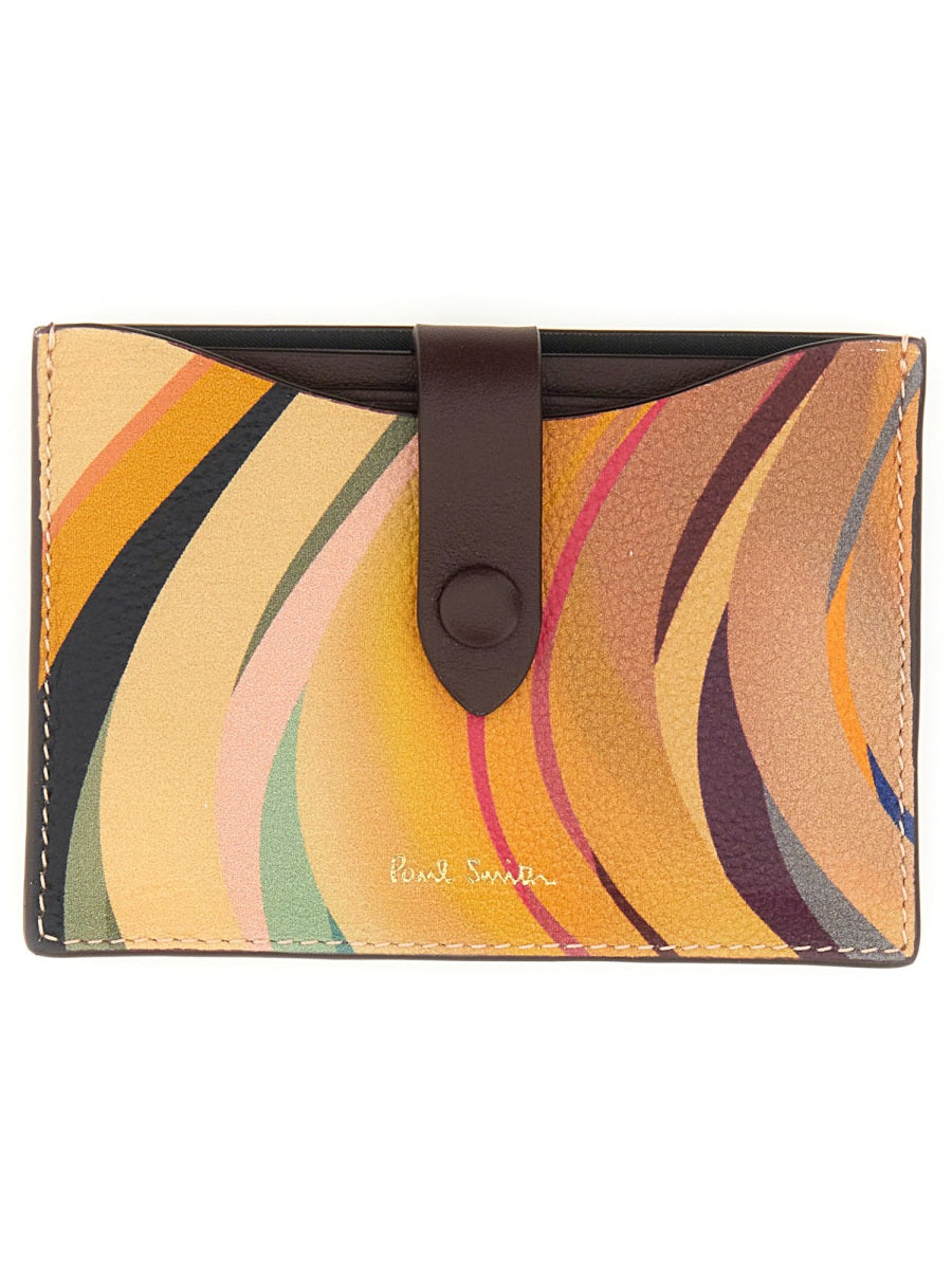 PAUL SMITH Mini Leather Card Holder