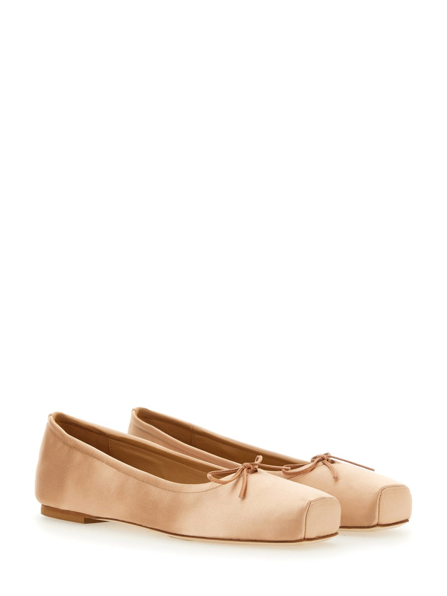 AEYDE Satin Dancer Flats - Women's