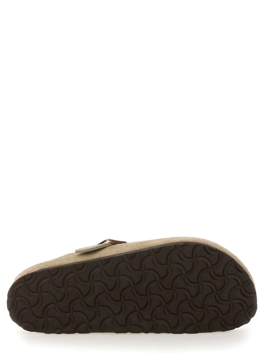 BIRKENSTOCK Narrow Fit Leather Boston Sandals