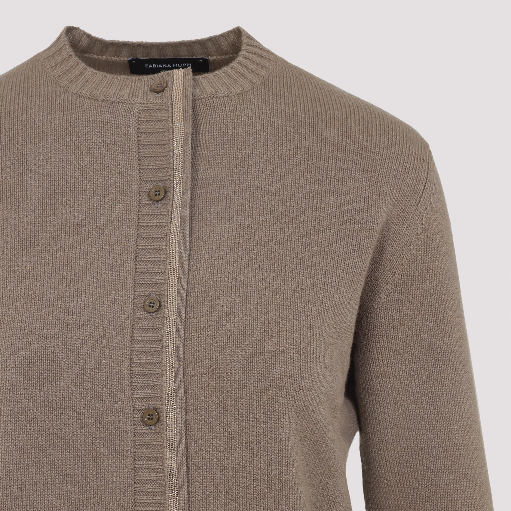 FABIANA FILIPPI Men's Wool & Silk Blend Cardigan