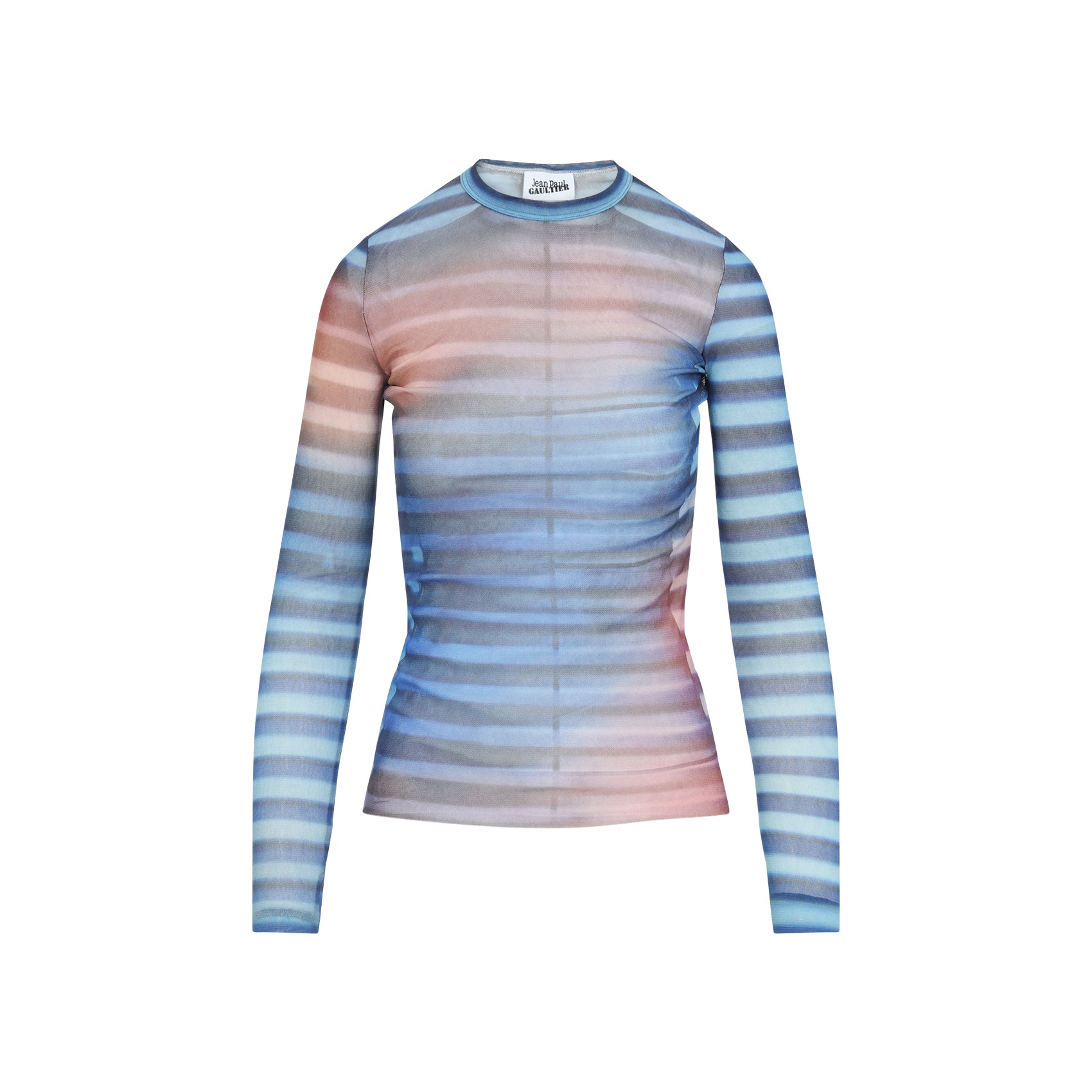 JEAN PAUL GAULTIER Air Print Mesh Top
