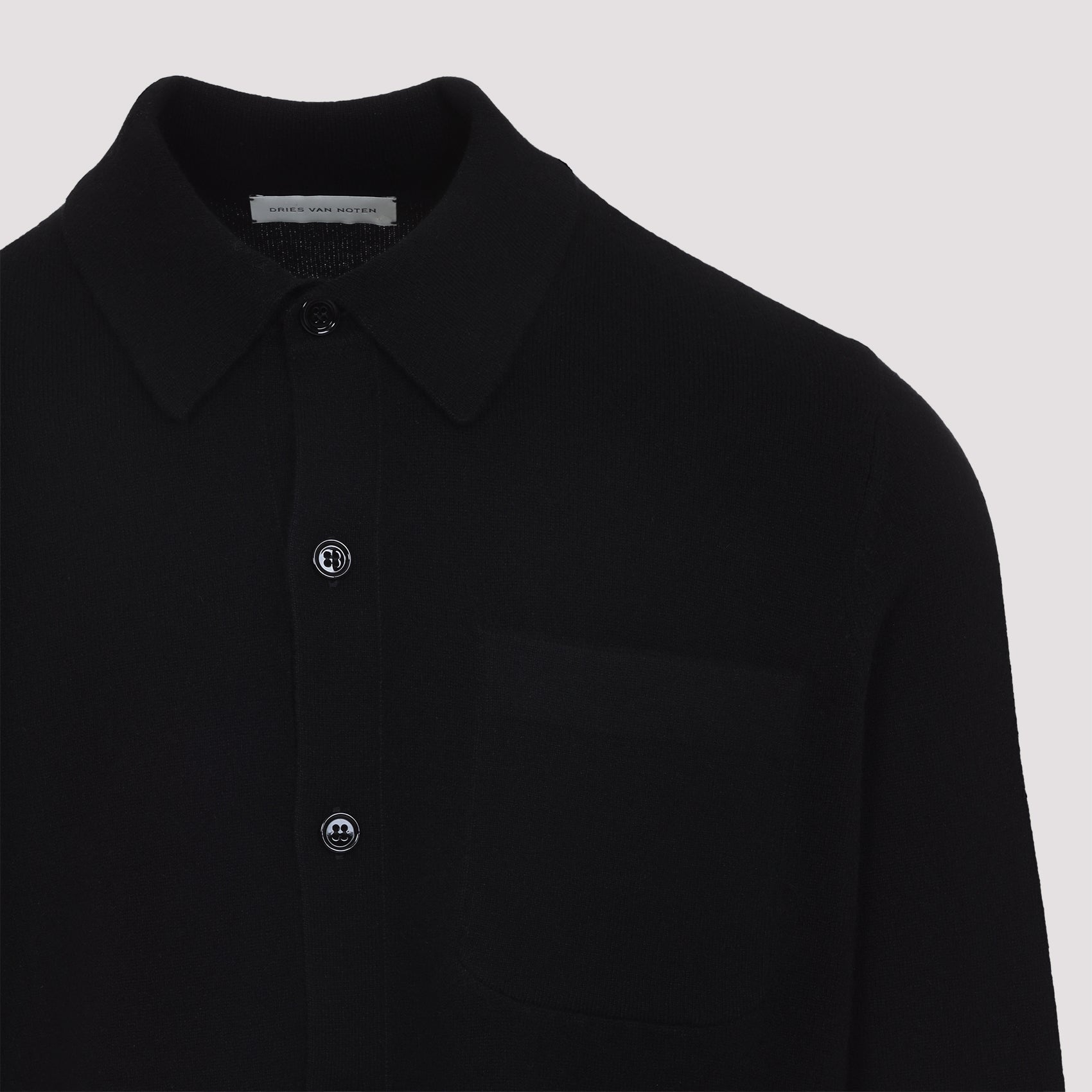 DRIES VAN NOTEN Monaco Cashmere Shirt for Men - FW25