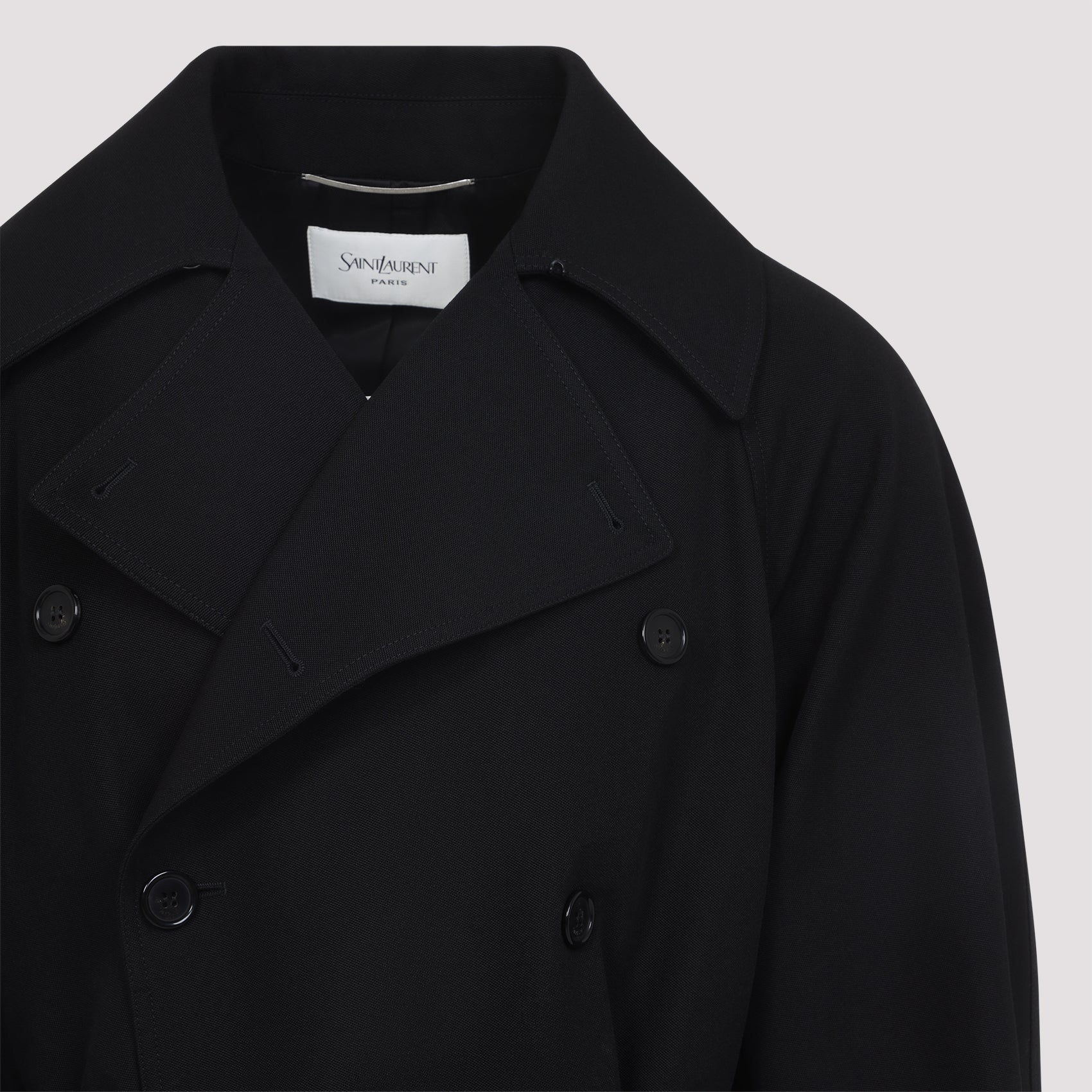 SAINT LAURENT Double Breasted Wool Jacket for Men - FW25 Collection