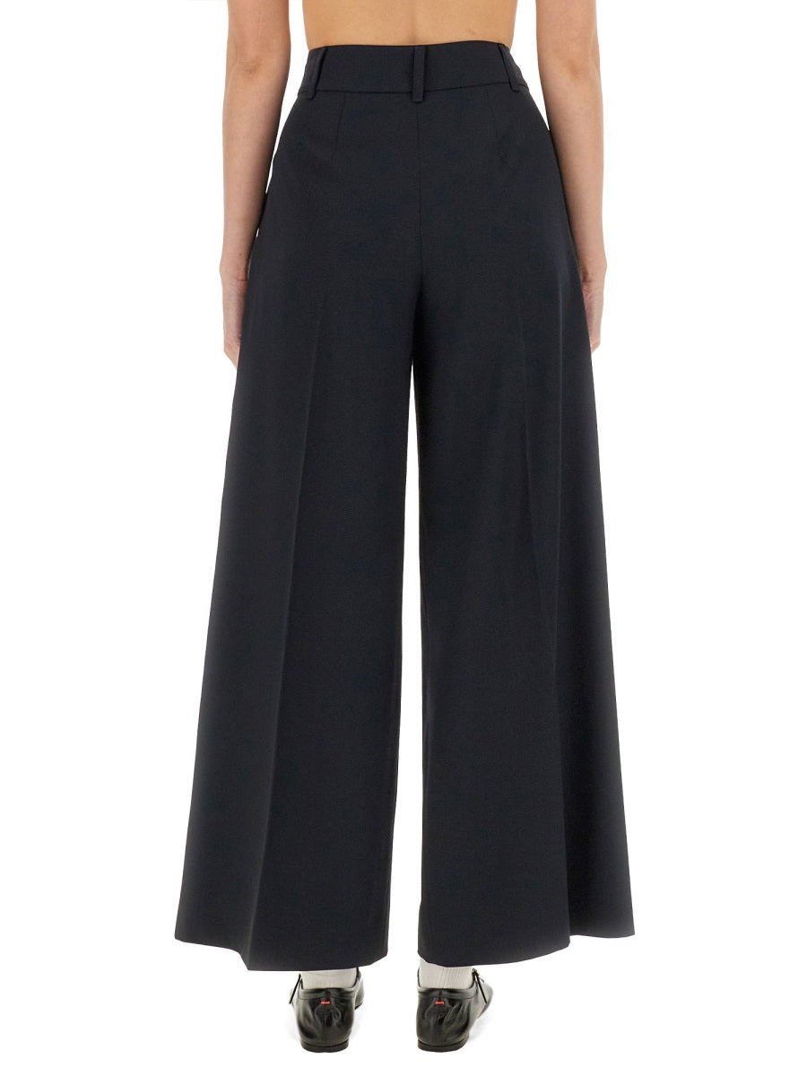 S MAX MARA Women's 100% Virgin Wool Trousers - Size 40 IT