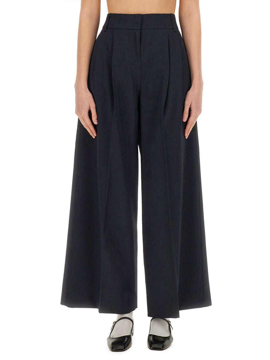 S MAX MARA Women's 100% Virgin Wool Trousers - Size 40 IT
