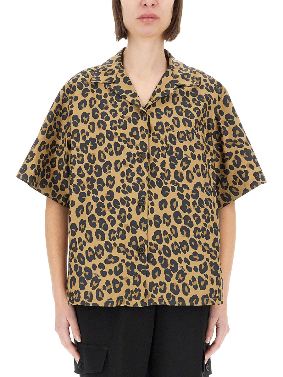 ASPESI Women's Animal Print Shirt - Size 40 IT