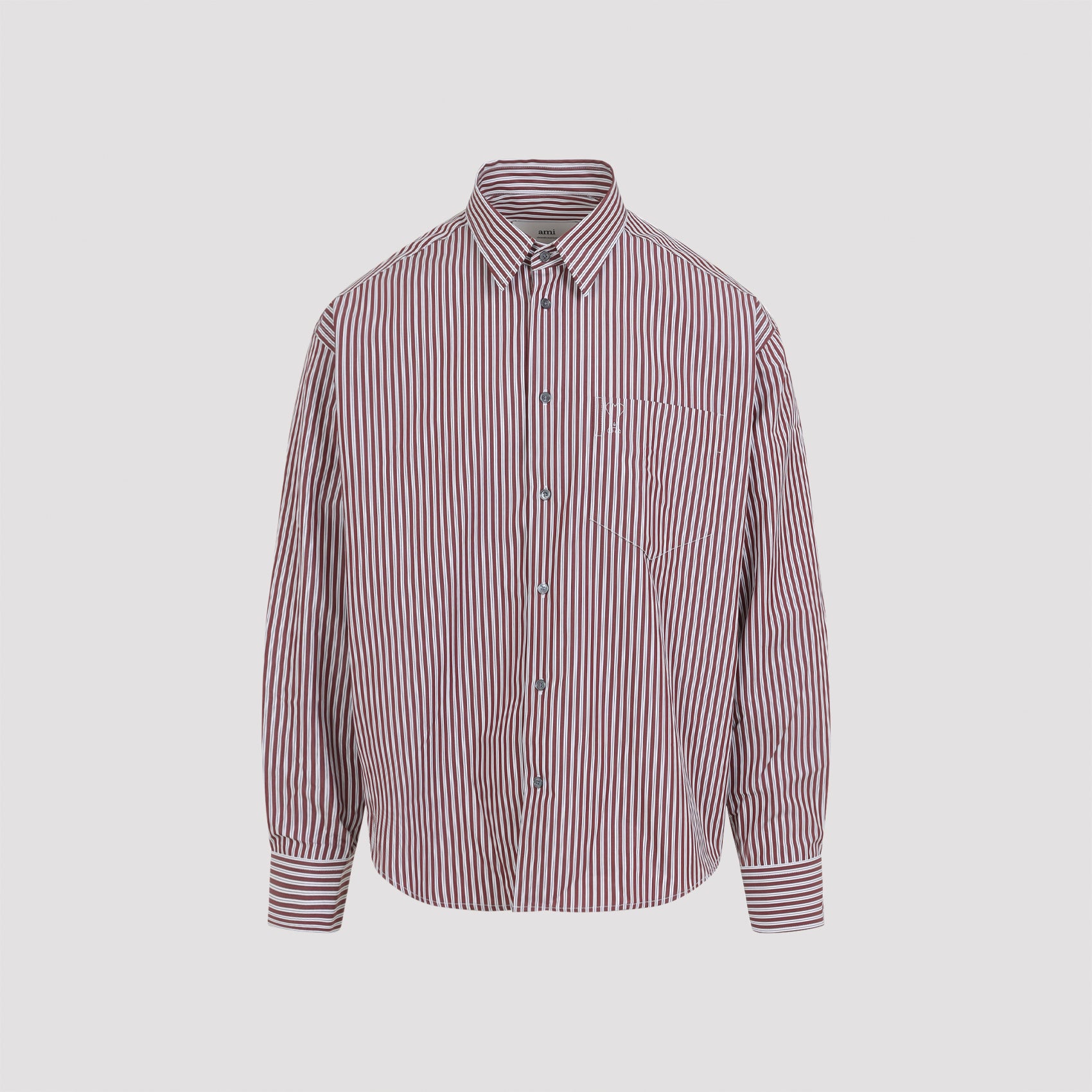 AMI Boxy Embossed Adc Shirt for Men
