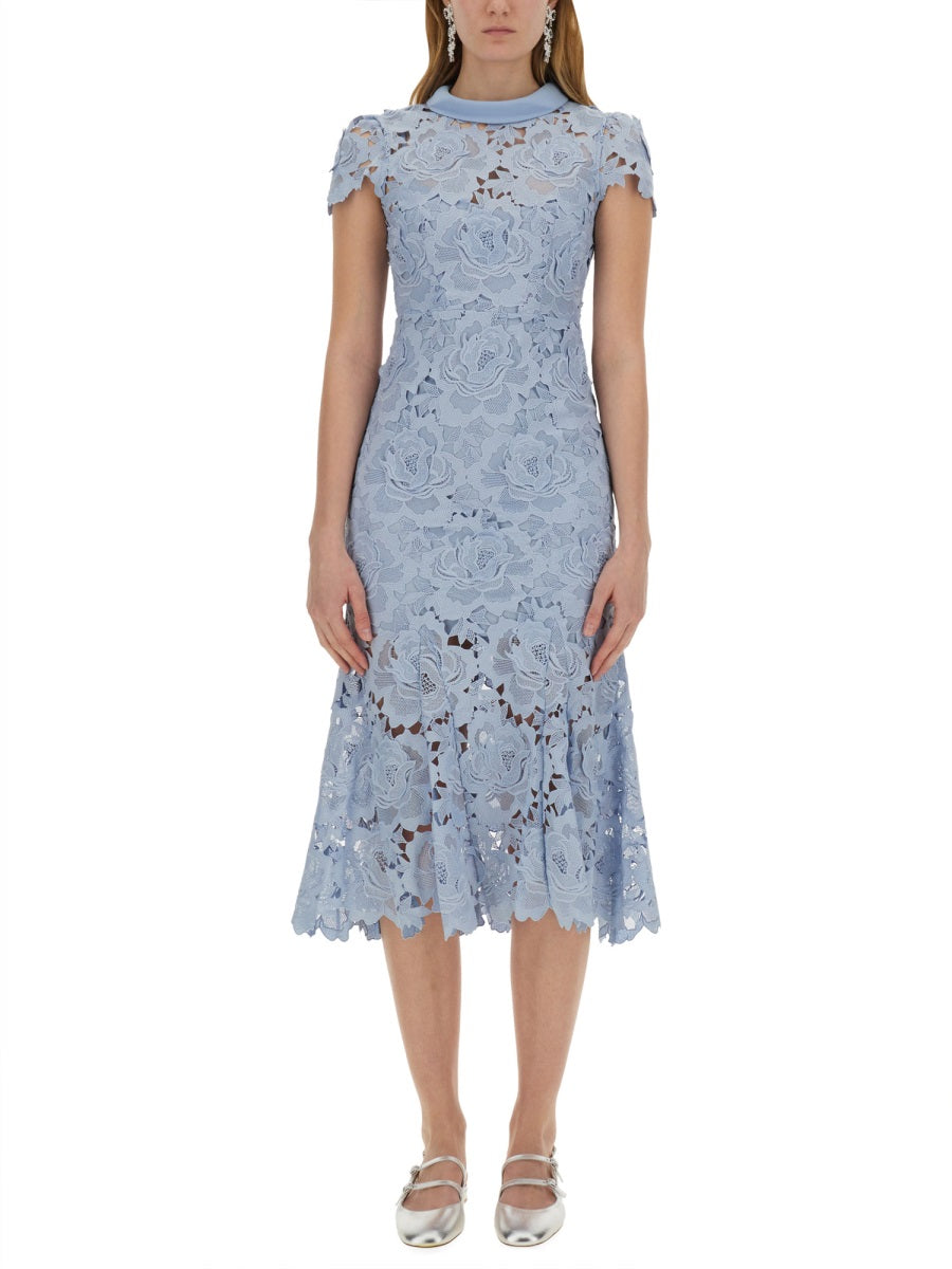 SELF-PORTRAIT Elegant Suit Midi Dress - Size 6 UK