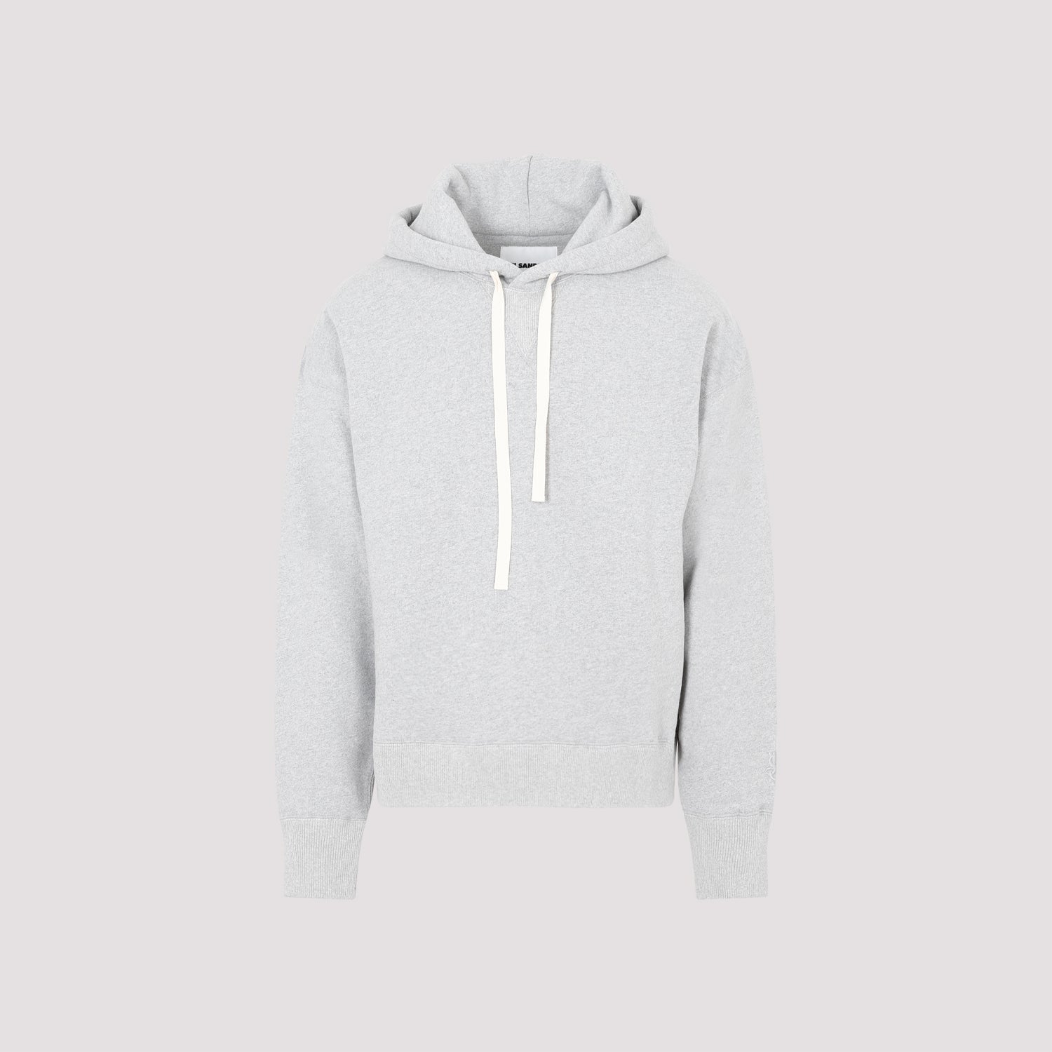JIL SANDER Cotton Cashmere Blend Hoodie for Men