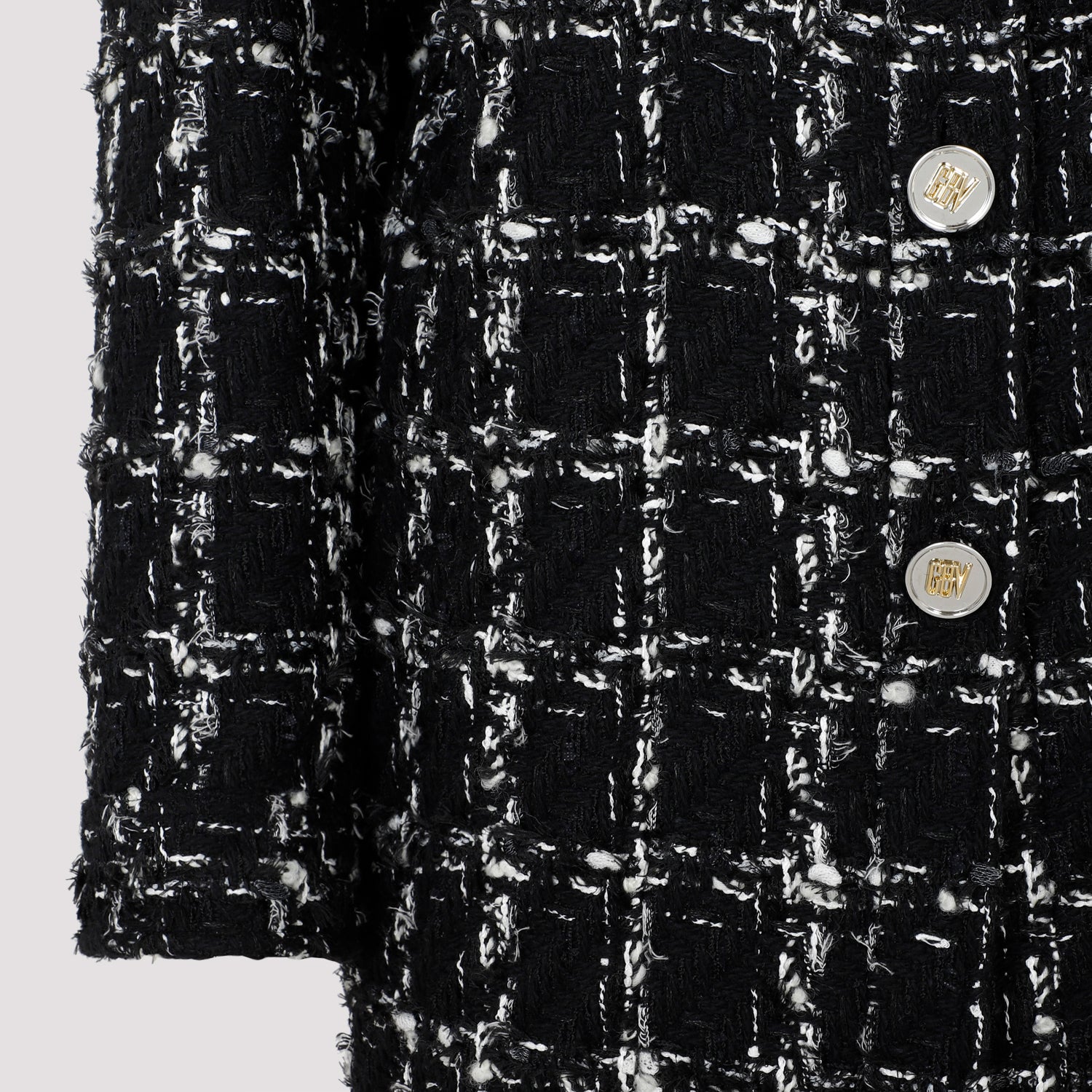 GIAMBATTISTA VALLI Checkered Design Bouclé Jacket