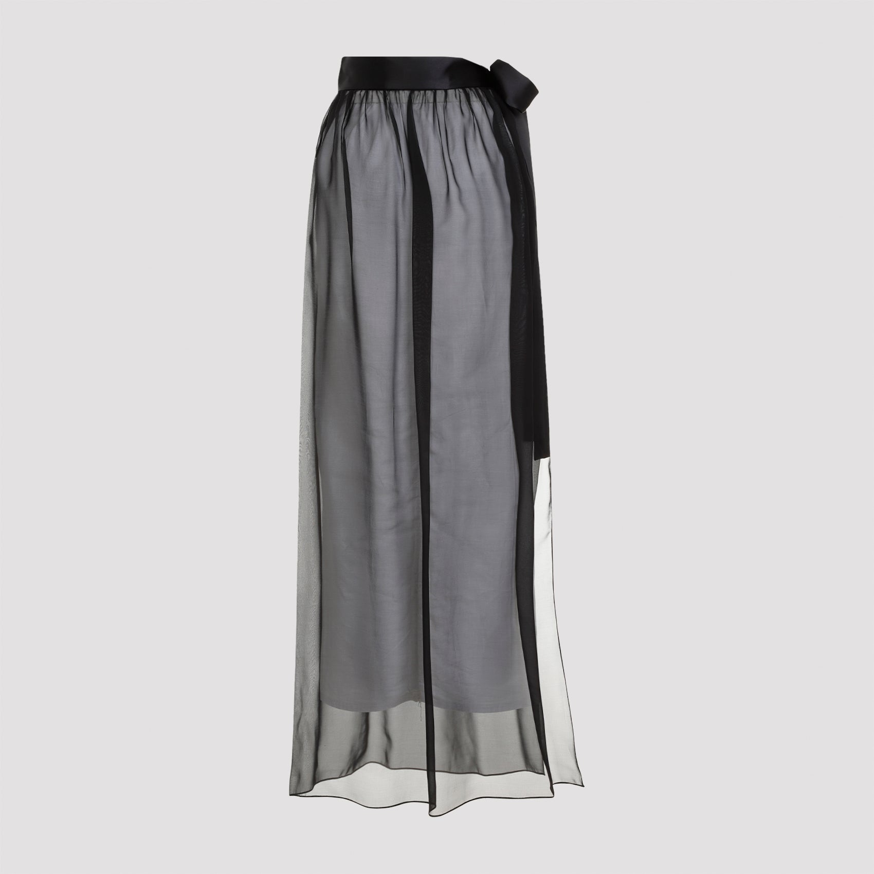 DOLCE & GABBANA Silk Long Skirt