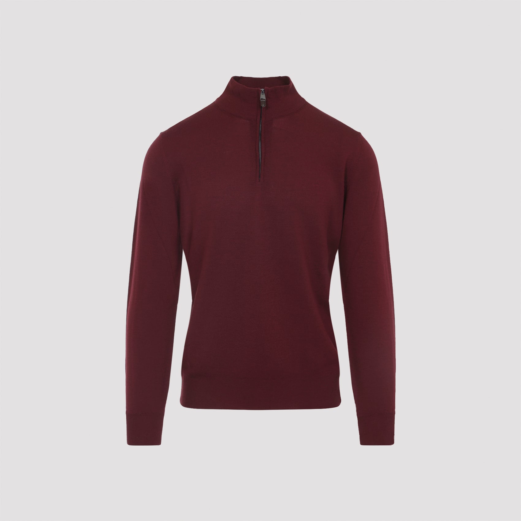 CANALI Men's Half Zip High Neck Sweater